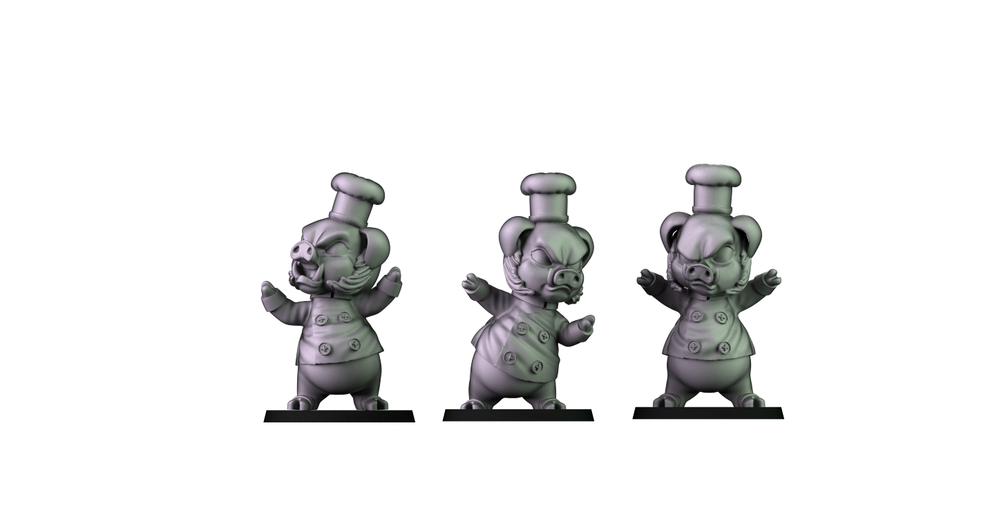 Pig Cooks (Black Orc)