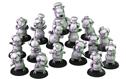 Pig Cooks (Black Orc)